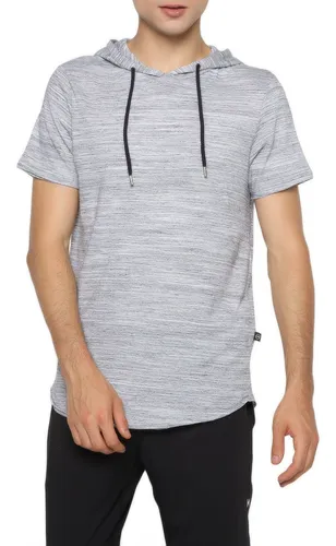 Playera Manga Corta Con Capucha Rewind Para Hombre