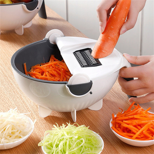 Cortador De Verduras, Colador, Giratorio, Multifunción, Pica