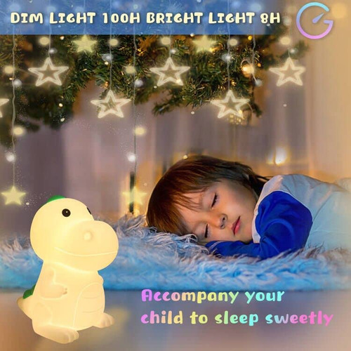 Bonita Luz Nocturna Para Bebés Y Niños Pequeños, Luz De Dino