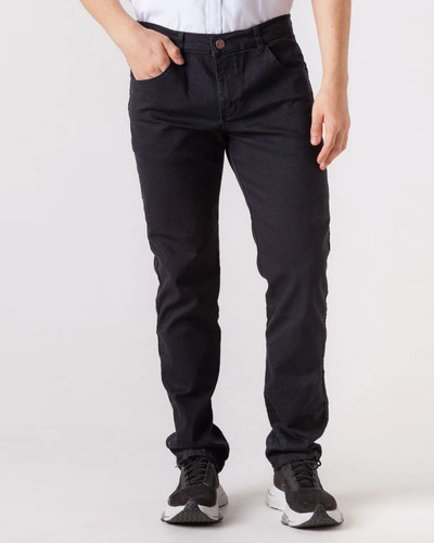 Pantalon Jean Hombre Dotacion Azul Y Negro