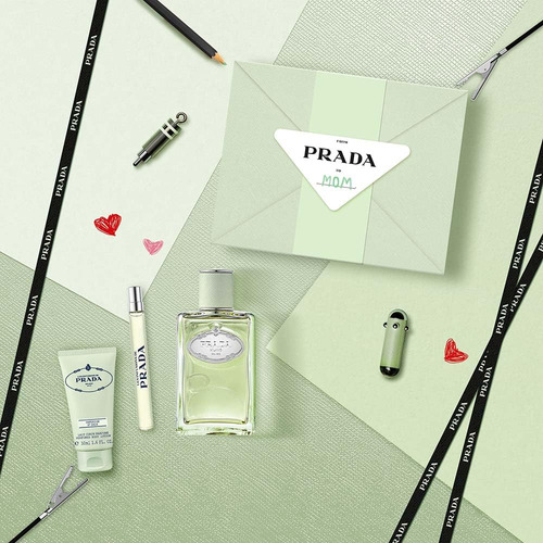 Gift Set Prada Infusion D'iris Eau De Parfum 100ml 3-pcs
