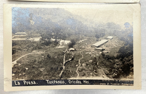 2 Postales Antiguas, Malacate, La Presa, Tuxpango, Orizaba (Usado)