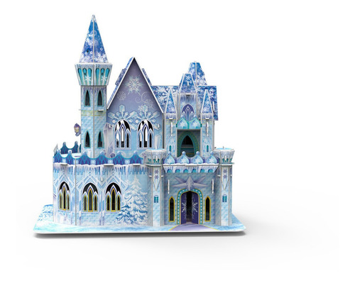 Rompecabezas 3d Bricolaje Castillo De Frozen