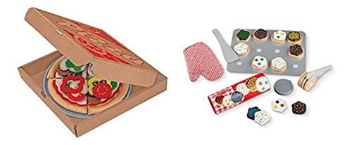 Melissa & Doug Juego De Alimentos De Fieltro Mix 'n Match P