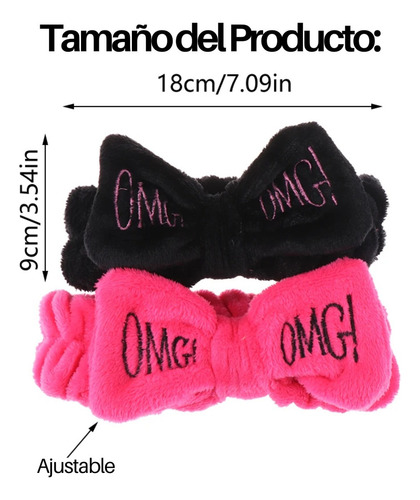 35 Diadema Banda Omg Cabello Maquillaje Rutina Belleza Color Surtidos Color