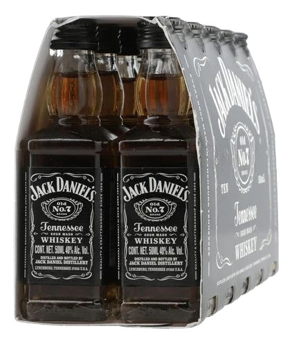 Jack Daniels 50 Ml Caja X 10 Unidades
