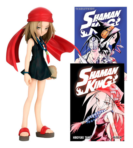 Shaman King Anna Kyoyama Banpresto + 2 Mangas Deluxe Español