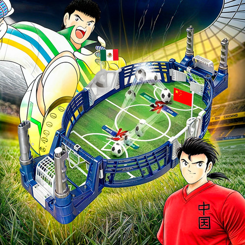 Futbolito Pinball Juego Mesa + 4 Gatillos Futbol Soccer Gol