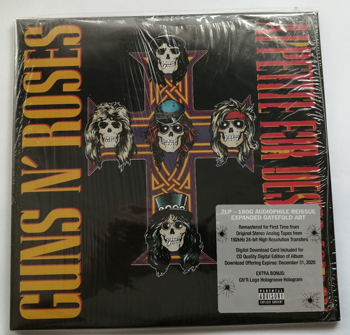 Guns N' Roses - Appetite For Destruction (2 L Ps Ed. 2018)
