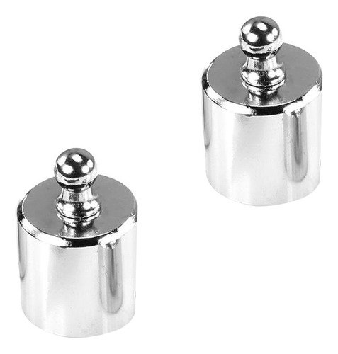 Set De Pesas De Calibración De Acero Plateado Para Básculas