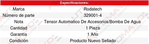 Tensor Accesorios Yukon 5.3l V8 00 Al 08 Rodatech 5629357