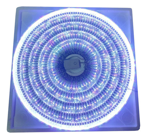 Luces Led Para Arbol Navidad Blanco Morado 600leds 30m Se600
