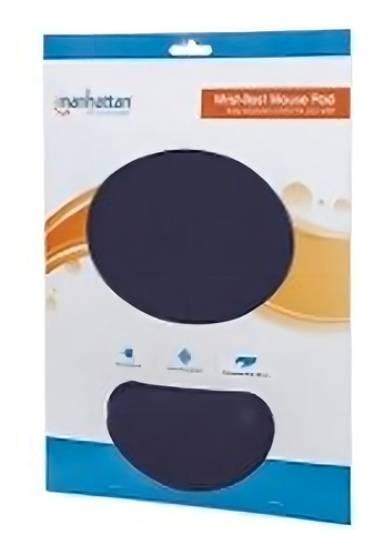 Mouse Pad Manhattan Tipo Gel Azul Marino 434386 /v /vc