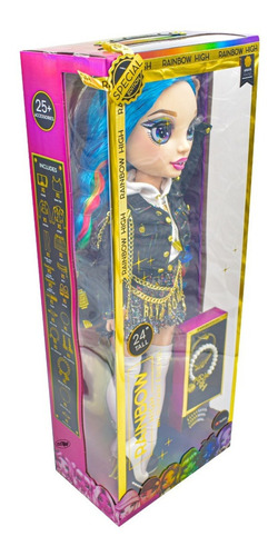 Imagen 5 de 6 de Rainbow High 60cm Amaya Raine Pelo Arcoiris Edicion Especial