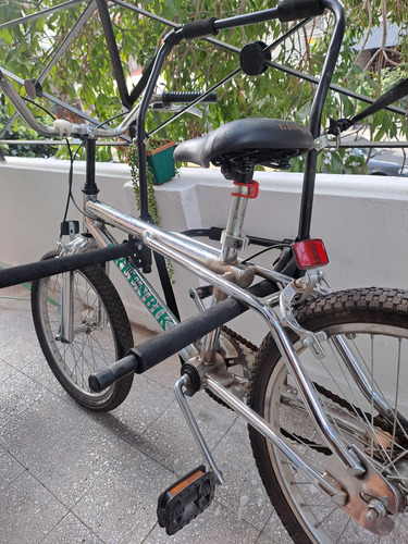 Bicicleta Barata Bmx Rodado 20 Cromada, Se Remata X Mudanza Plateado 55 Cm (Usado)
