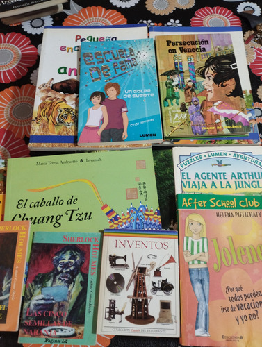 Gran Lote Libros Infantil Y Juvenil Variado. Olivos (Usado)