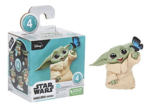 Figura Star Wars The Mandalorian Grogu Con Mariposa 4+