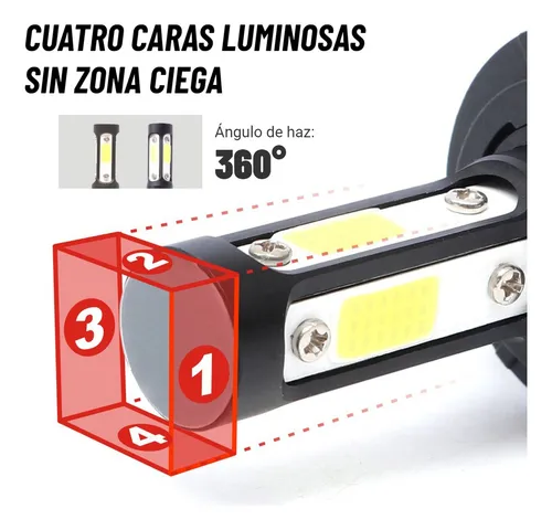 Kit De Faros Led Delanteros De 4 Lados 12000lm For Suzuki