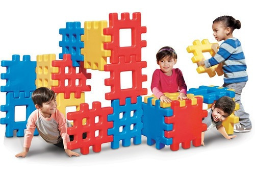 Little Tikes Big Waffle Block Bloque Armatodo Set 18 Piezas