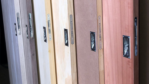 Puerta Corrediza Embutir Mdf C/buñas 80 P/durlock Chapa 18 .
