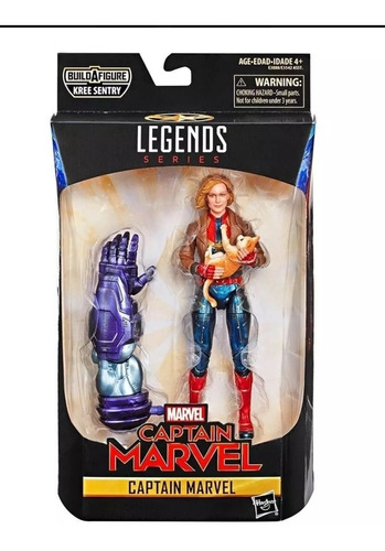 Captain Marvel. Captain Marvel Legends Series. Build A Figur
