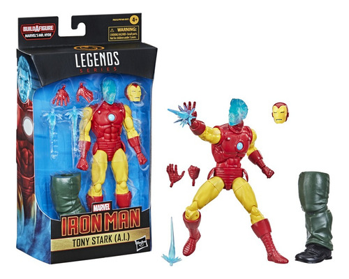 Figura De Acción Marvel Legends Series Tony Stark (a.i.) +3