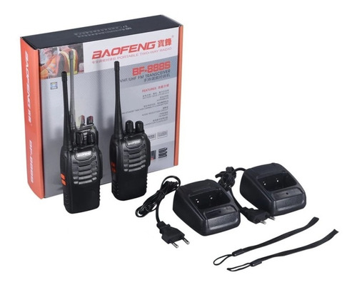 Radio Transmisor Portatil Baofeng Walkie Talkie 2 Unidades