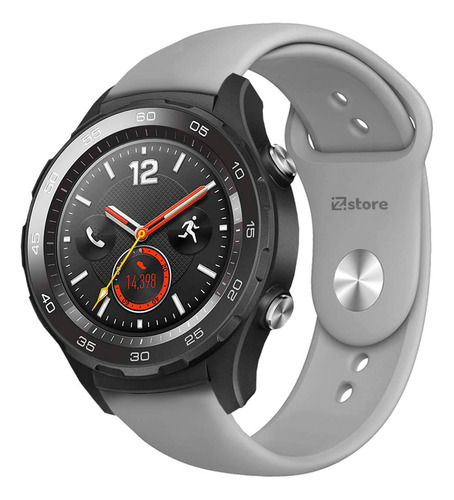 Correa Compatible Con Huawei Watch 2 Gris Broche 20m