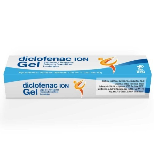 Diclofenac Ion Gel Pomo 50 Gramos