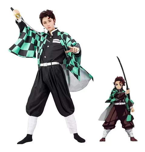 Cosplay Anime Demon Slayer Kimetsu no Yaiba Tomioka Giyuu Uniforme Mulheres  E Homens Kimono Festa De Natal Das Bruxas Roupas - Escorrega o Preço