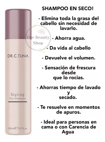 Shampoo En Seco De La Línea Styling Dr. C. Tuna Farmasi.