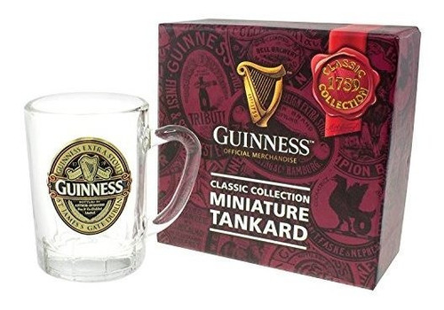 Tazas Cerveza Mini Jarra Con Diseño De Etiqueta Guinness Cl