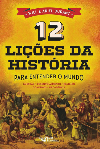 12 Lições Da História, De Will Durant. Editora Faro Editorial Em Português