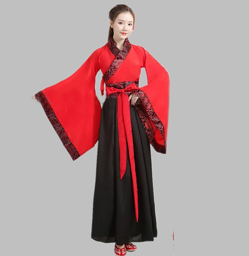 Disfraz De Hanfu Asiático Para Mujer, Conjunto De Danza Folc