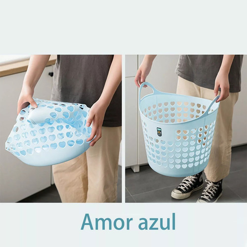 * Cesta De Lavandería Duradera Para Almacenamiento Doméstico