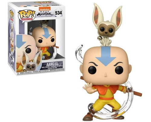Funko Pop Avatar Aang With Momo