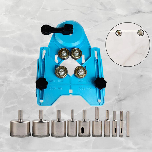 Bit Holesaw Jig Posição Da Copa De Sucção Única Azul