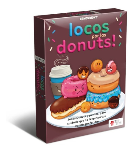 Locos Por Las Donuts Top Toys Juego Mesa Juego Cartas 