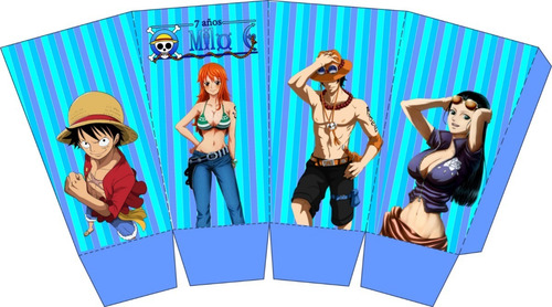 One Piece Kit Imprimibles Cumpleaños Personalizados