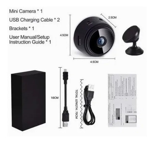 Mini Cámaras De Seguridad Wifi 1080p Hd Inalámbricas