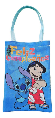5 Dulceros Lilo Y Stitch Personalizados Bolsita