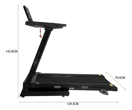 Banda Caminadora Plegable Motorizada Con Pantalla Led