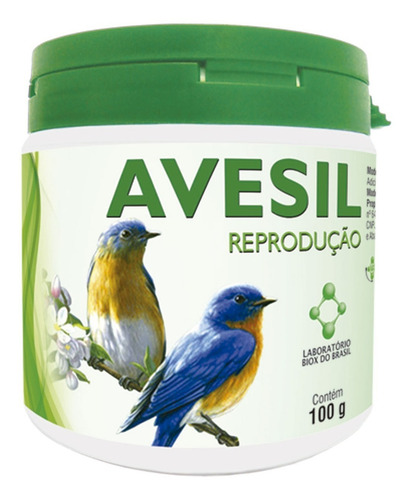 Suplem. Polivitam. - Avesil Reprodução - P/ Pássaros 100g