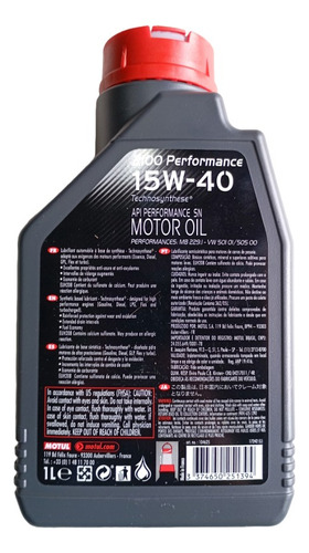Aceite Semisintético Motul 15w40