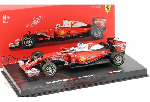 Ferrari Sf16 -h F1 # 5 2016 Sebastian Vettel Burago Esc 1/43