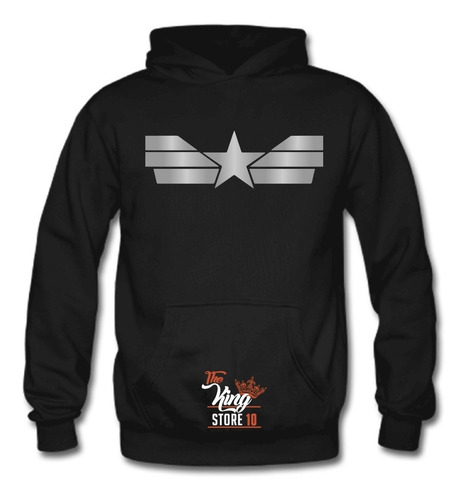 Poleron Estampado Capitan America Avengers The King Store 10