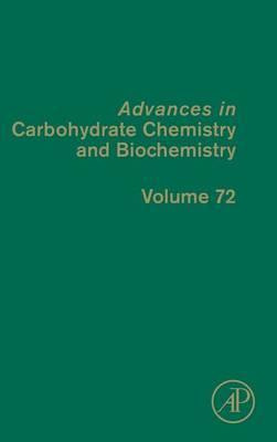 Libro Advances In Carbohydrate Chemistry And Biochemistry...