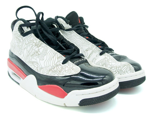 Jordan Dub Zero Blanco Varsity Rojo 24mx (Usado)