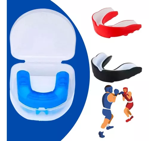 Bucal, es de Boca Niños/Adultos para Boxeo, MMA, Rugby, boxeo en tailandia  Thai, Hockey, Judo Fabricado , Azul 47mm Zulema Protector bucal deportivo  para adultos