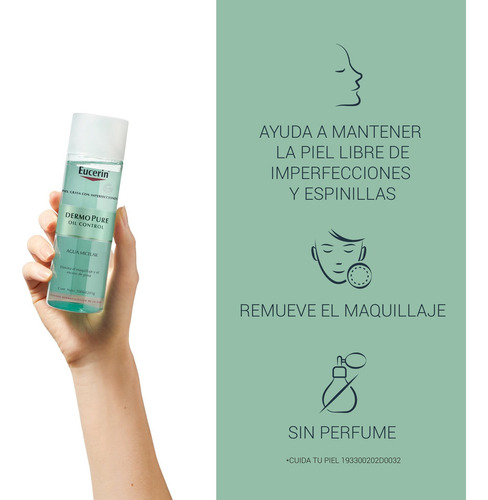 Agua Micelar | Piel Grasa | Eucerin Dermopure | 200ml